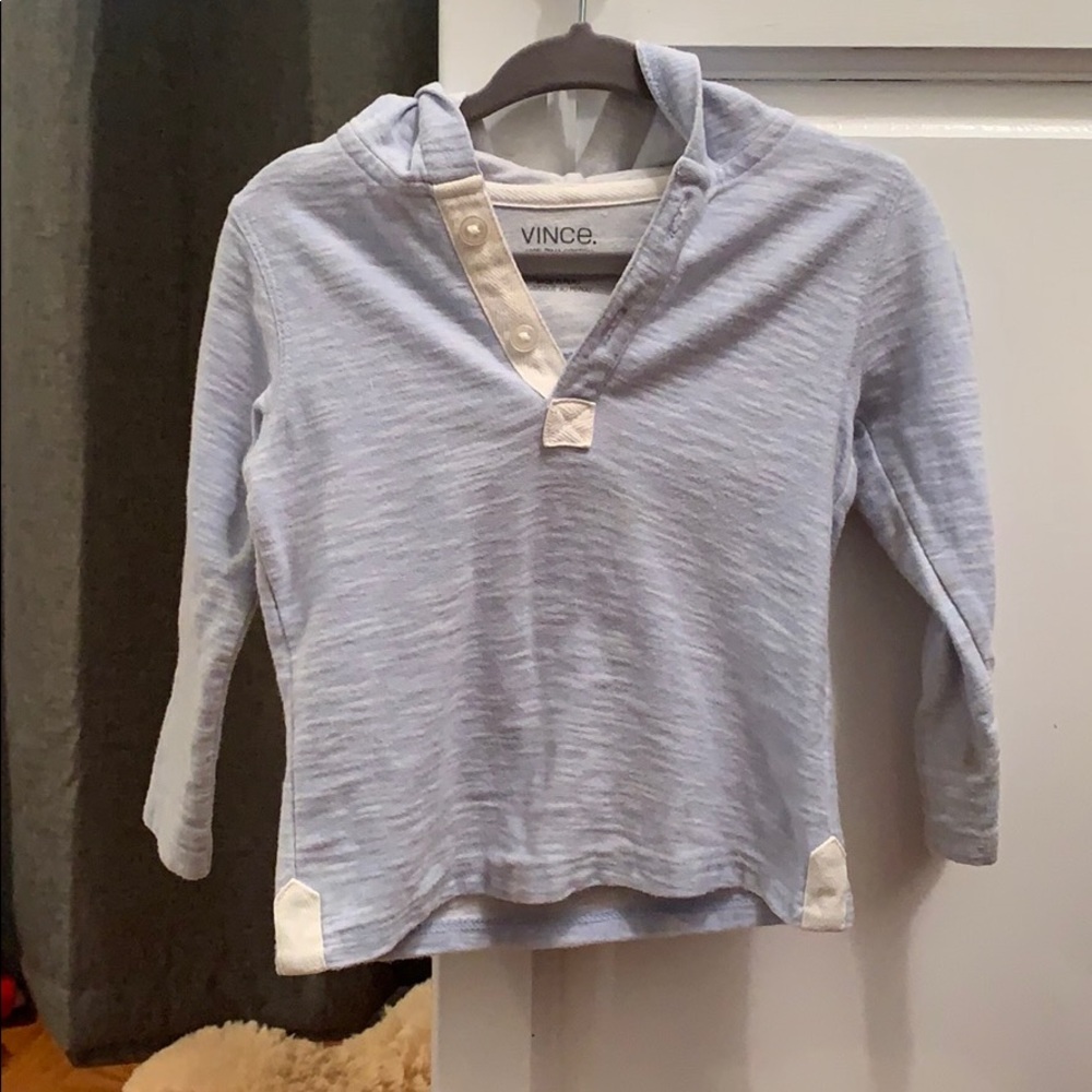 Vince. Hooded boys shirt